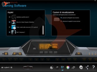 G510 gaming software display opzioni info
