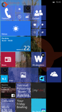 Windows 10 Smartphone preview start screen (2)